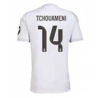 Stroje piłkarskie Real Madrid Aurelien Tchouameni #14 Koszulka Podstawowej 2025-26 Krótki Rękaw